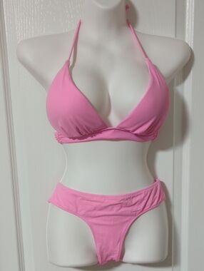 Victoria's Secret Pink One-Piece Style Swim (Triangle Look)